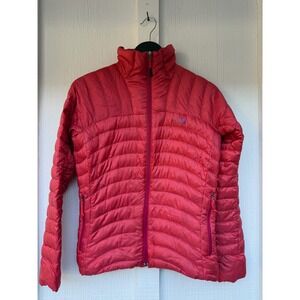 The North Face Womens Pertex Quantum Goose Down Puffer Jacket Red Small